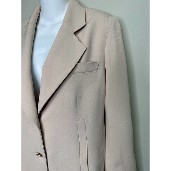 Sonia Rykiel Paris Vintage Lightweight Jacket Blazer in Blush Tan~ S - Picture 3 of 9